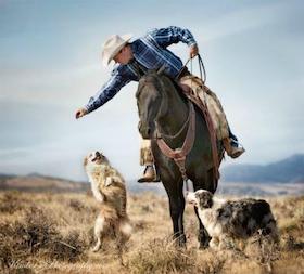 aussie-with-horse-cowboy aussie-with-horse-cowboy
